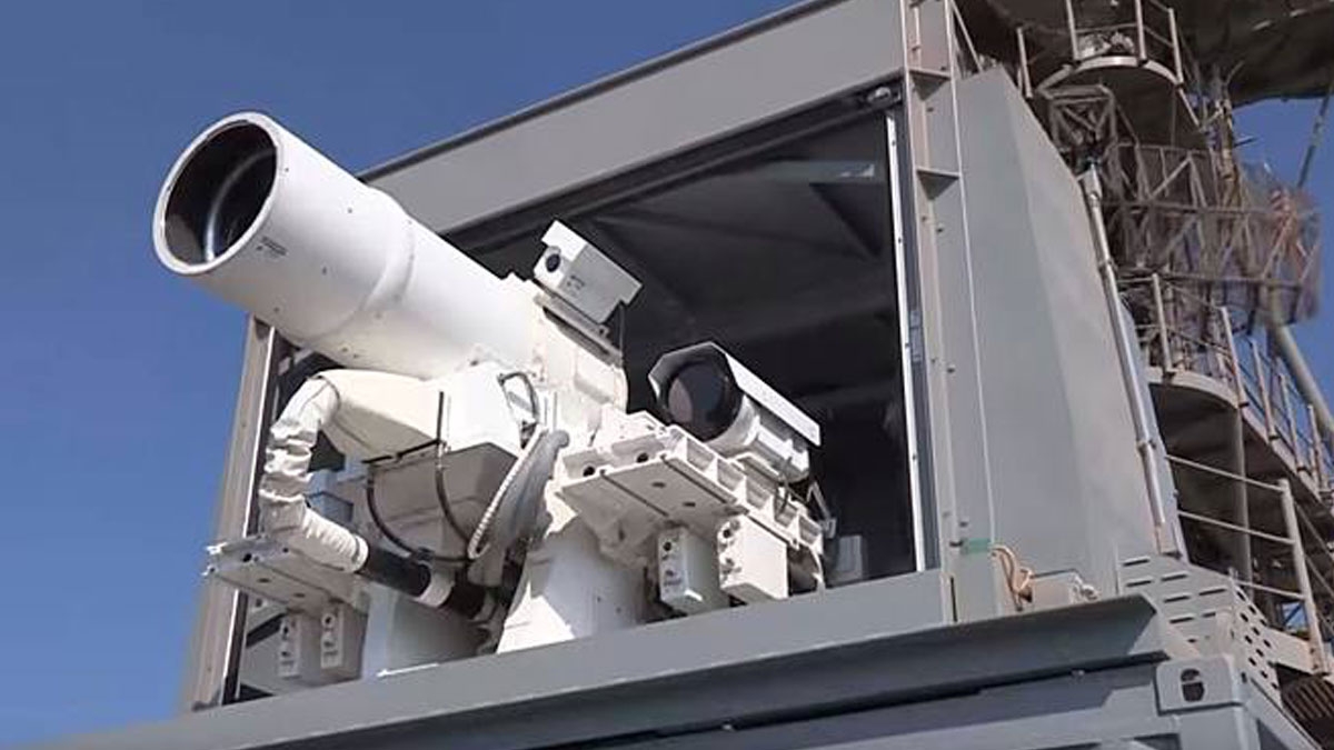 Laserkanone: US-Navy zeigt geräuschlose Superwaffe