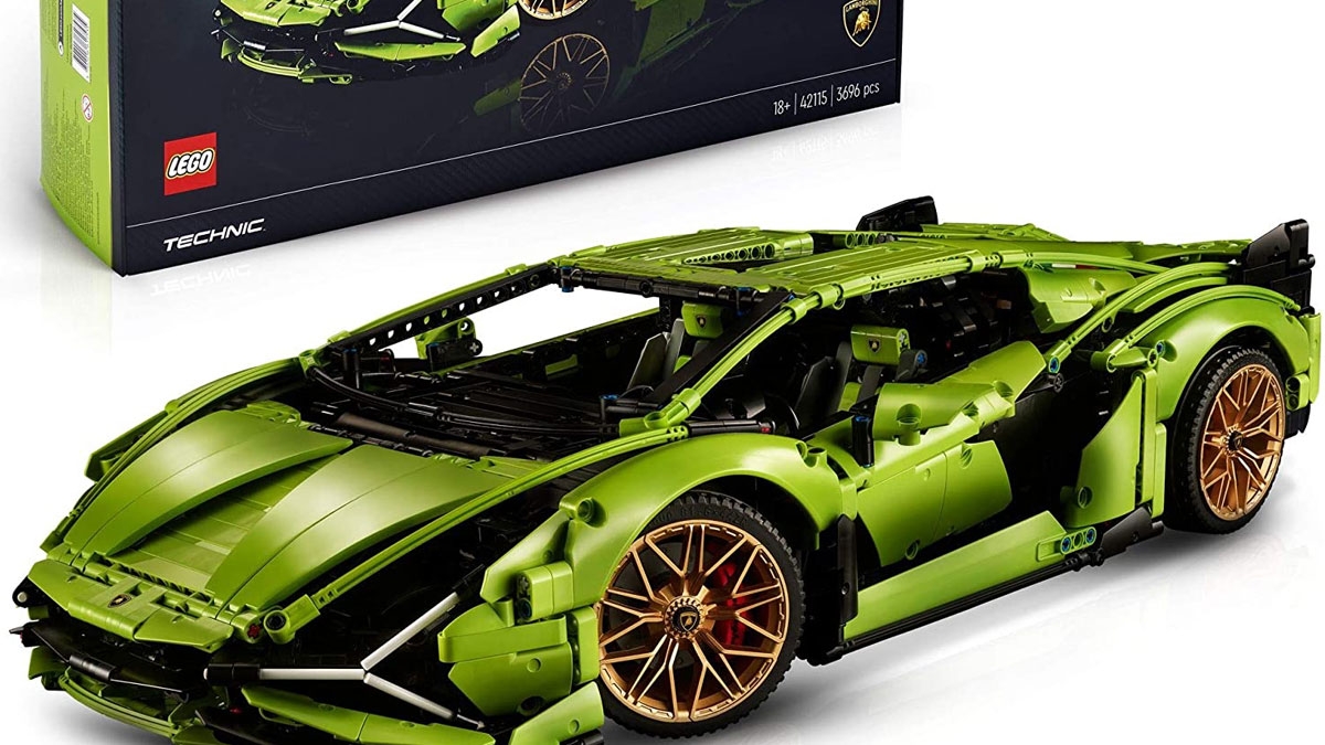 LEGO präsentiert den Lamborghini Sián als Bausatz mit 3.696 Einzelteilen