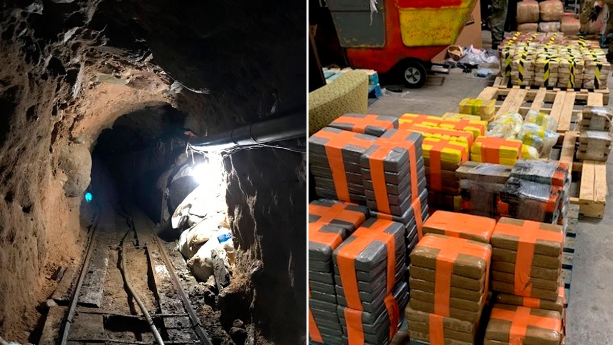 Schmugglertunnel: Illegale Drogen zwischen Mexiko und San Diego gefunden