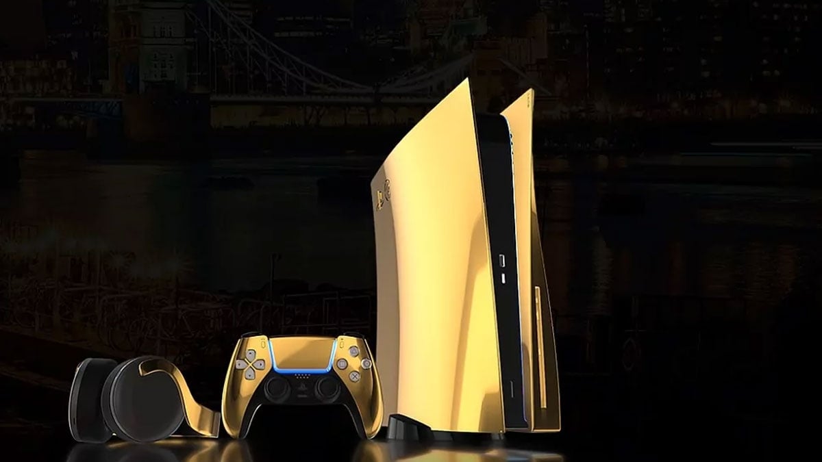 Die vergoldete Luxus-Version der PlayStation 5 ist noch nicht ausverkauft