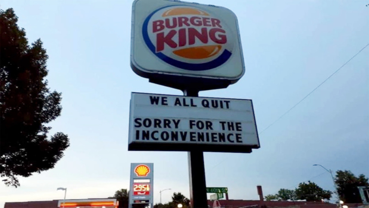 Burger King: Gesamte Belegschaft kündigt zusammen