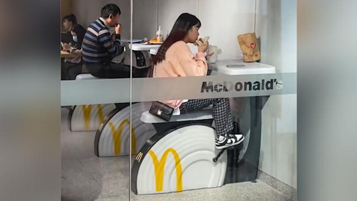 McDonald’s-Filiale baut Fitnessbikes an die Tische