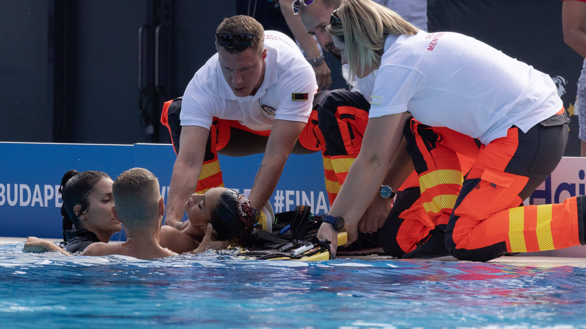 Drama um Anita Alvarez: Athletin wird bei Schwimm-WM ohnmächtig