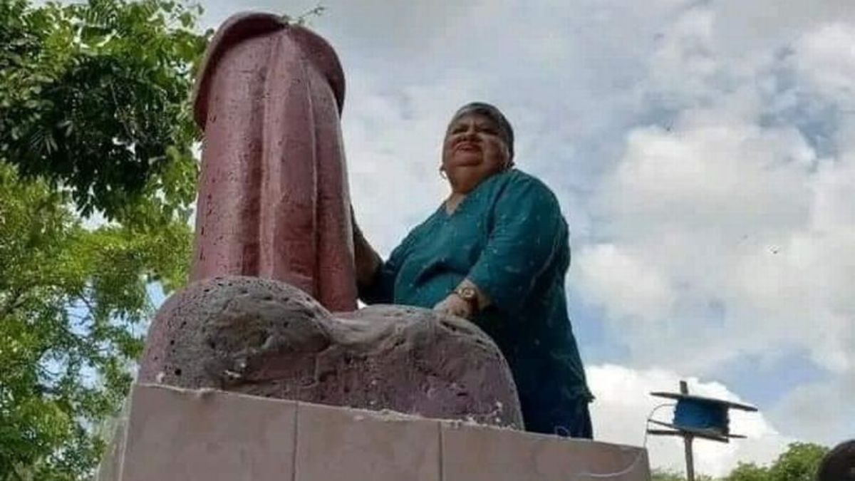 Riesen-Penis als Grabstein: Familie erfüllt den letzten Wunsch einer 99-Jährigen