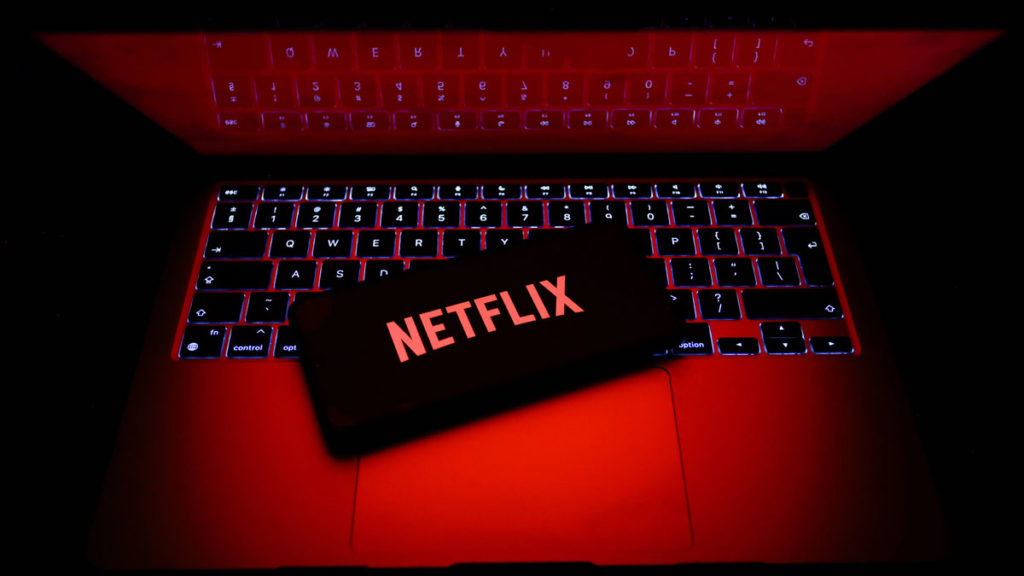 Netflix auf einem Macbook